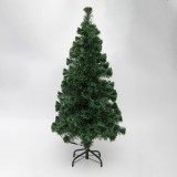 HOME KIX120LED LED-es műfenyő, 120 cm, optikai szálas, folyamatos színváltás, műanyag talp, hálózati tápellátás, beltéri kivitel