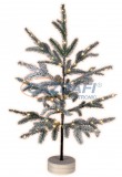 HOME KMF 80 LED-es asztali dísz, havas fenyő, 60 cm, 80 LED