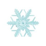 Home LED-es ablakdísz, hókristály, tapadókorongos (KID 331)