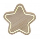 Home LED-es fa asztali dekoráció, csillag (KAD 27)