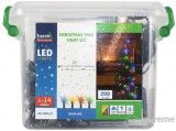 Home LED-es fényfüzér, 200LED, 8pr., színes, kültéri
