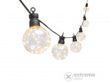 HOME LPL 10 GLOBE Sorolható party fényfüzér, Micro LED-es melegfehér gömb, kültéri, 5 m