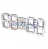 HOME LTC 05 Digitális, LED ébresztőóra, 3D, fehér