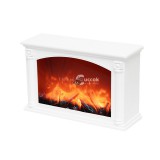 Home LTN 33 FP elemes látványkandalló, üveg előlap, fehér műanyag ház