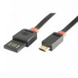 Home micro USB töltőkábel, lapos, 1 méter (USBF 1)
