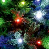 Home ML26M micro LED fényfüzér, beltéri kivitel, 20 db színes micro LED, 1,9 m füzérhossz, elemes