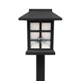 Home MX716 napelemes kerti lámpa, 12db-os display, műanyag, 2 db hidegfehér LED, kültéri, beltéri