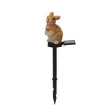 Home napelemes kerti lámpa, leszúrható, nyúl (MX671N)