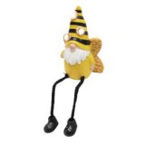 Home napelemes kerti lámpa, sárga manó (MX647-sárga)