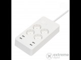 HOME SMART (WiFi) elosztó, 4 aljzat, 4 USB, 1,5 m (NV 4 WIFI)