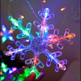 Home Styling 90 LED-es elemes Hópihe-jégcsap kültéri-beltéri fényfüggöny, RGB színes, 120 x 33 cm széles, 8 világítási móddal, időzítővel, IP44