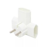 Home T elosztó 3-as EURO aljzattal (TPF3E)