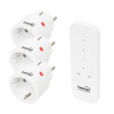 Home távirányítható mini hálózati aljzat szett, 40m (TH2313)