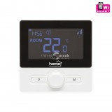 Home THES25BWIFI vezeték nélküli szobatermosztát, smart, hordozható és falra szerelhető, Wi-Fi kapcsolat, programozható, ablaknyitás érzékelés, fekete