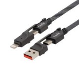 Home töltőkábel USB 4in1 1.1m, 66W (USB4X1)