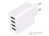 Home USB hálózati töltő, 4x 3.1A