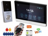 Home WIFI IP okos kaputelefon és kártyás beléptető 7" érintőképernyős LCD monitorral DPV SMART-RFID TuyaSmart