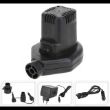 HomeandMode Erős elektromos pumpa matracokhoz, 230/12 V hálózatról + szivargyújtóról működtethető, 60 W