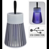 HomeandMode RedCliffs hordozható USB-s szúnyogirtó, rovarirtó LED fénnyel - fehér