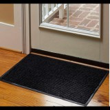 HomeandMode Szennyfogós Csúszásmentes gumis lábtörlő, 40 x 60 cm, fekete
