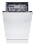 HOMEFORT HMGB0421B Beépíthető mosogatógép,,10 teríték,9 L,6 prog.,47 dB,D,Felső evőeszk.,45 cm , Autom.ajtónyit.
