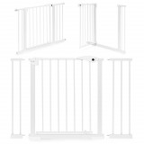 Homelux Biztonsági korlát 74-105 cm lépcsőkhöz és ajtókhoz acél fehér