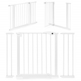 Homelux Biztonsági korlát 74-105 cm lépcsőkhöz és ajtókhoz acél fehér