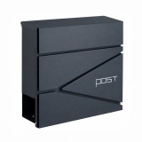 Homelux Homepost kültéri postaláda újságtartóval zárható antracit