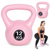 Homelux Kettlebell 12 kg rózsaszín