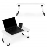 Homelux Összecsukható laptoptartó, 60x40 cm, fehér
