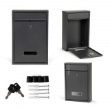 Homelux Postaláda horgyanyzott acélból antracit