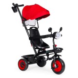 Homelux Tricikli háromkerekű forgatható üléssel napellenzővel 3in1 piros