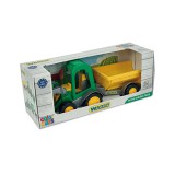 Homlokrakodós traktor utánfutóval 38cm - Wader