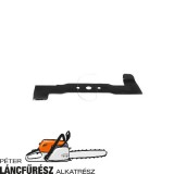 Honda HR194 72511-574-000 fűnyíró kés, L 471 mm, Ø szélső furatok 14,5 mm