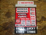 Honda matrica szett A5 Lucky Strike