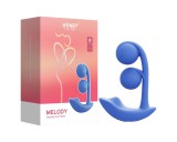 Honey Play Box Melody - okos, gyöngyös 2in1 vibrátor (kék)