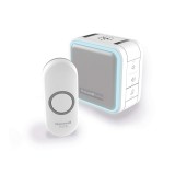Honeywell DC515N vezeték nélküli csengő, elemes, 150m, 6 dallam, LED fény