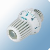 Honeywell Thera3 termosztatikus szelepfej fehér elzárható folyadéktöltet M30x1,5 1...28°C