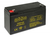 Honnor Security AGM akkumulátor, 6 V, 12 Ah, zárt, gondozásmentes