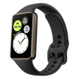 Honor band 10 okoskarkötő(aktivitásmérő, pulzusmérő, hívásjelzés, vízálló, szilikon szíj)fekete