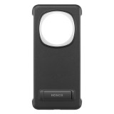 Honor Magic 6 Pro PU Bracket Case Black 5199AARH