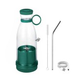 Hordozható gyümölcs turmixgép kék színben, utazáshoz és sportoláshoz ideális