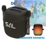 Hordozható karaoke hangfal Party Box mikrofonnal 5 hangszóróval PARCUBE