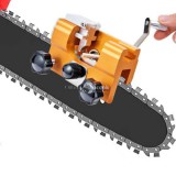 Hordozható láncfűrész élező