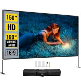 Hordozható vetítővászon – állvánnyal – 150″