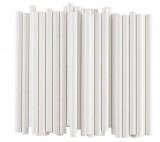 HoReCa Szívószál bioműanyag fehér - 6,5mm átm. 24cm