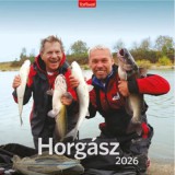 Horgász naptár - Tartalmas Lemeznaptár - 58x29 cm - 2026