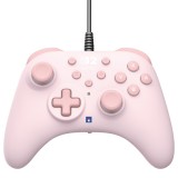 HORI Horipad Turbo, Nintendo Switch 2, Official, Cozy Pink, USB, Vezetékes kontroller