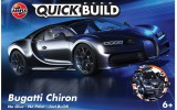 Hornby Airfix J6025 Quickbuild Bugatti Chiron fekete autó makett készlet