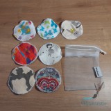 Horváthné Pális Rita e.v. 9422 Harka, Alpesi utca 34 B hello@ritakreativ.hu 7db mosható arctisztító korong bambusszal, meglepetés mintával